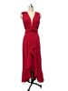 Women's Clothing Summer Temperament Commuting High Waist Design New Printed Dress_ecoleips.com