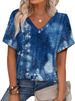 Alaroo Womens Summer Tops 2026 V Neck Short Sleeve Shirts Trendy Dressy Casual Vacation Outfits Printed_ecoleips.com