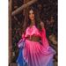 2025 Spring Summer New Sexy See-through Half Skirt INS Vacation Style Color-blocking Two-piece Set For Women_ecoleips.com