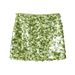 Women's Sequin Glitter Bodycon Mini Skirt, Punk Rock Party Clubwear, Sparkly Stretch Short Skirt For Night Out_ecoleips.com