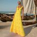 Women's Sexy High-End Swimsuit With Hollow Out Design One-Piece With Long Skirt Set_ecoleips.com