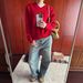 Women’s Clothing New Retro Slim Hip 076H Blue Washed Denim Loose Straight Jeans Female 3072_ecoleips.com