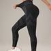 Women's Clothing Yarn Yoga Pants Hip Lift High Waist Running Fitness Sports Pants Tight Cycling Striped Bottoming Trousers_ecoleips.com