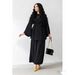 Women's Elegant Two Piece Set European American Style Cross Border Long Sleeved Solid Color Wide Leg Pants plus Size_ecoleips.com