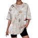 Women's Clothing Printed T Shirt Soft Cotton Graphic Tee For Women_ecoleips.com