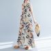 Real Shot Of The 2024 Summer New Bohemian Plus-size Sleeveless Round-neck Printed Mid-length Dress For Women_ecoleips.com