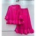 Youthful Elegant Fashionable Women's Summer 2025 New Loose Casual Stylish Top And Skirt Two-Piece Set_ecoleips.com
