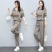 new lazy temperament knitted suit svel vest sweater cardigan pants three piece set_ecoleips.com
