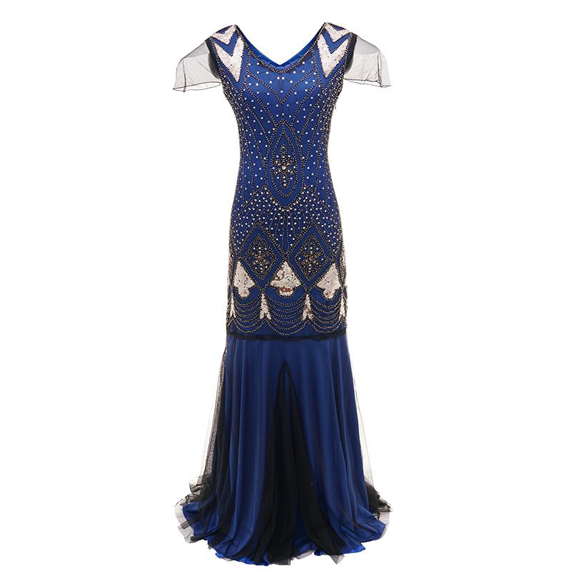 Women's Clothing Hand Embroidery Beaded Sequined Dress Style Banquet Small Batch Spring/Autumn Regular Size_ecoleips.com