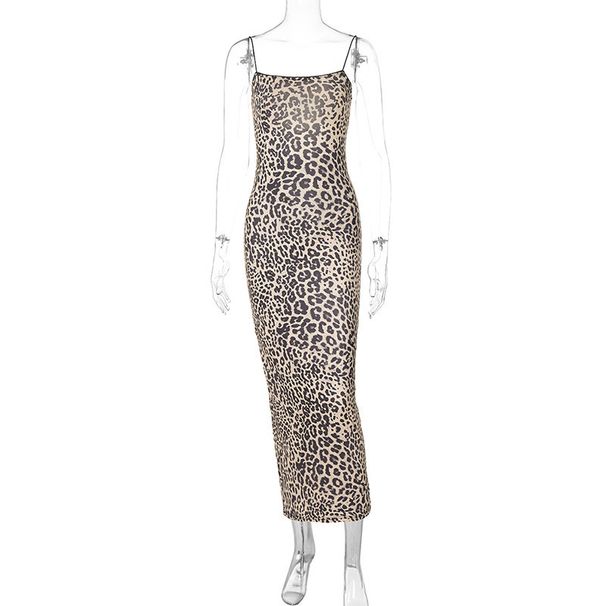 Women's Sexy One Shoulder Backless Sleeveless Maxi Dress Style Spring Summer Slim Waist Bodycon Suspender Dress_ecoleips.com