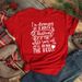 European And American Cross-border Foreign Trade Women's Clothing Christmas Merry Round Neck Printed Ladies Short Sleeve_ecoleips.com