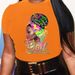 Summer European And American Cross-border Foreign Trade Plus-size T-shirt, Round-neck Casual Loose-fitting Short-sleeve_ecoleips.com