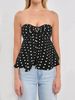 Aria Basics Aria Basics Summer European And American Cross-Border Women's Fashion Elegant Printed Vest Lace-Up Sexy Backless Floral_ecoleips.com
