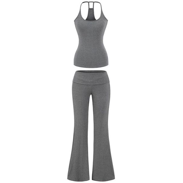 Sexy Retro Sporty Casual Outfit For Women In Summer, Featuring Cardigan With A Halter Neck Top And High-waisted Long_ecoleips.com