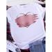 Summer European And American Cross-border Foreign Trade Wholesale T-shirts, Round-neck Casual Plus-size Loose_ecoleips.com