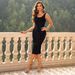 Women's Clothing Solid Color One Line Collar Long High End Temperament Slim Suspender Sequin Evening Dress Bridesmaid Dress_ecoleips.com