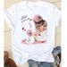 European And American Cross-border Foreign Trade Clothing, Mother-child Parent-child Round-neck Printed Women's_ecoleips.com