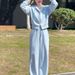 Fashionable Youthful Women's Sportswear Set For Spring, Loose And Slimming Short Hooded Sweatshirt With Wide-Leg Pants,_ecoleips.com