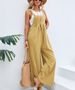 Women's Clothing Solid Color Casual Overalls Trousers_ecoleips.com