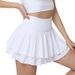 K Quick Drying Sunscreen Pleated Skirt For Running, Fitness, Yoga, Badminton, Tennis, Outdoor Golf, Short Sports Skirt For Women_ecoleips.com