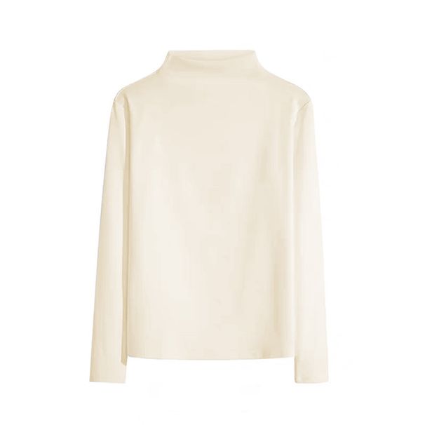 The Maillard Style Autumn And Winter Innerwear Warm German Velvet Semi-High-Neck Long-Sleeved T-Shirt Women's Base Layer_ecoleips.com