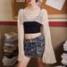 Women's Clothing Spring And Summer Hollow Knitted Cardigan_ecoleips.com