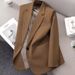 Black Quilted Blazer Women, High-end, Thickened Autumn And Winter, Plus Size, Casual, Stylish, Korean Version, Suitable_ecoleips.com