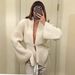 Women's Light Luxury Knitted Cardigan Solid Color Button Down Irregular Hem European American Style Top For Autumn_ecoleips.com