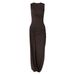 Womn's Fashion 2025 Summr Nw Fashionabl Prsonality Slit Ruchd Slim Fit Round Nck Slvlss Drss_ecoleips.com