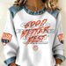 Women's Casual Loose Fit round Neck T-Shirt Long Sleeve Waffle Knit Top with 3D Digital Print for Streetwear And Travel_ecoleips.com