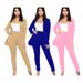 Women's Clothing Women's Elegant Casual Two Piece Suit Set OL Fashion European American Style Long Sleeved Trousers Professional_ecoleips.com