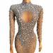 Women's Clothing Performance Costumes Long Sleeves Wrapped Tight Sexy Wrapped Catwalk Host Singer Fishtail Long Sleeves_ecoleips.com