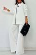 Women’s Clothing new women's autumn and winter solid color casual loose casual zipper sweatshirt wide leg pants suit_ecoleips.com