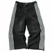 Women's Clothing Retro Personality Street Jeans Striped Design Straight Wide Leg Pants Loose Casual Pants_ecoleips.com