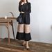 Japanese Rakuten European Korean Southeast Asian Korean-style Sweet Long Dress, Long-sleeved Pullover Dress For Spring,_ecoleips.com