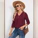 2026 New V-neck Loose Long-sleeved Hooded Sweater Jacket_ecoleips.com