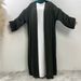 Modest Abaya Dress/Muslim Dress Women Patchwork Robe For Women Long Sleeved Muslim Fashion Women's Clothing_ecoleips.com