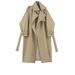 Fashion Trench Coat Women's Coat Women's Spring And Autumn Clothing 2025 New Loose Lace-up British Style Temperament Small Coat_ecoleips.com