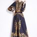 Elegant Floral Print Long Dress For Women Retro Artistic Style Single Breasted Waist Cinching New Spring French Court Look_ecoleips.com