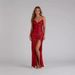 Women's Clothing Sequined Suspender Dress Summer New Host Banquet Sexy Ball Evening Dress Dress_ecoleips.com