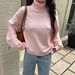 DiYun European And American Casual Knitted Solid Color Long-Sleeve Sweater For Women 2025 Autumn/Winter_ecoleips.com