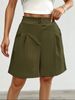 2025s 2025 Summer New Loose Pants Casual Women's High Waist Wide Leg Shorts_ecoleips.com