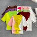 Korean-Style Polo Collar Knit Top – Sweet Color-Block Slim Fit Cropped Sweater For Petite Women, Fall/Winter Essential_ecoleips.com