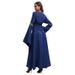 Voya Women's European And American Popular Long-sleeved Lace Dress, Gothic Retro Medieval Women's Stage Performance Costume_ecoleips.com