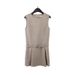 THE MIND High End Minimalist Dress 2025 Summer New Product With Waist Belt For Skinny Sleeveless Mid Skirt T235_ecoleips.com