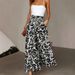 Aria Basics European American Cross-border 2025 Summer New Women's Wide-leg Long Pants With Elastic And High Waist_ecoleips.com