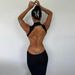 YY24070 European And American Style Sexy Backless Bow For Women Summer New Elegant Hot Girl Long Dress_ecoleips.com