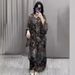 Women's Clothing Suits For Women In Summer, Temperament Goddess Style, Design Sense Printed Tops, Loose Wide Leg Pants, Two Piece Suit_ecoleips.com
