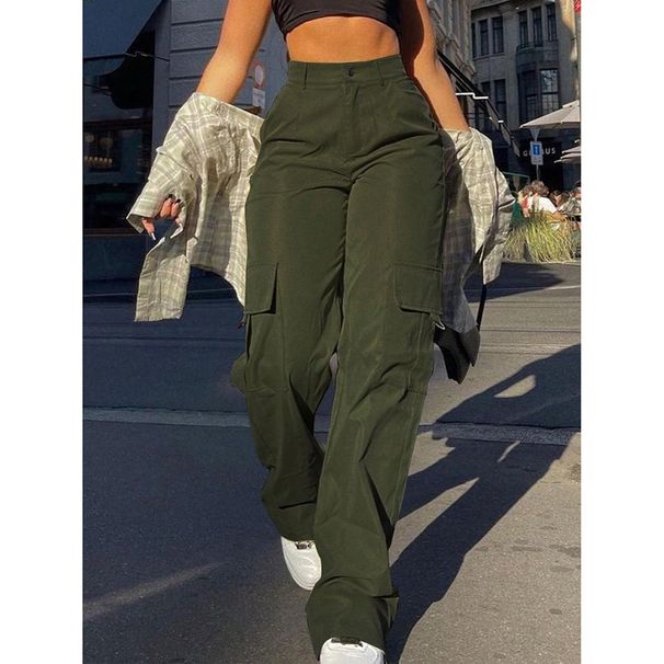Women's Clothing Trendy Wide Leg Trousers Casual Workwear Loose Fit American Style_ecoleips.com