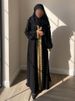 Turkey Kaften Hijab Muslim Prayer Clothes Pure Color Caften Evening Dress Islamic Product Burka Saudi Black Abayas Women African_ecoleips.com